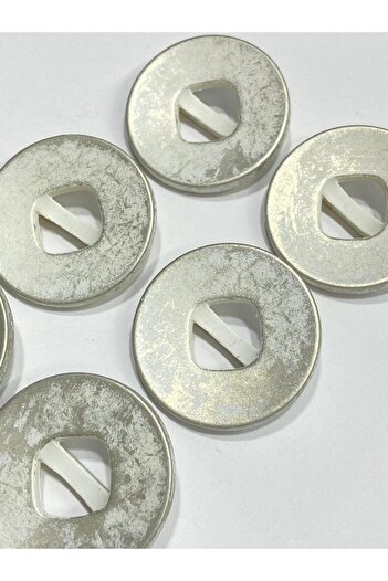 karantuhafiye Italian Coat Coat Button / Antique White / 3.5 cm / Set of 6