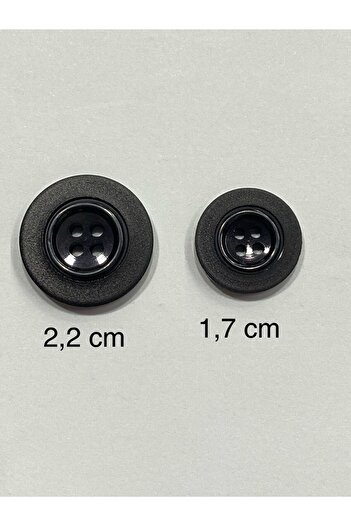 karantuhafiye Blazer Jacket Button Set / Black Matte Frame
