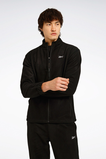 Reebok ID -F FLEECE FZ Μαύρο Ανδρικό Fleece