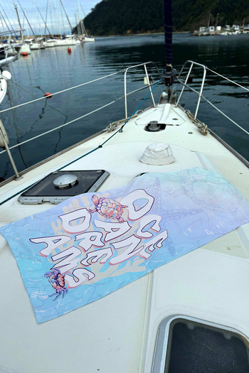 Remsa Mayo Sea and Pool Patterned Beach Towel - 074