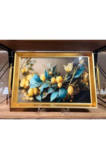 Aless Decorative Luxury Engagement Ring Dowry Tea Coffee Tray