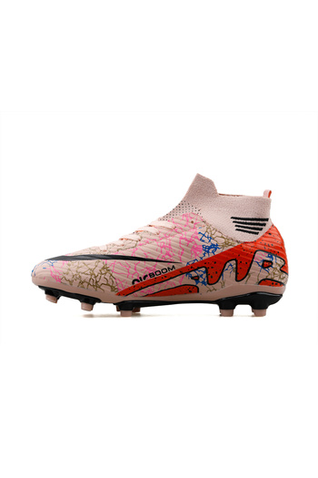 Techsport Air Unisex Colorful Socks Astroturf and Grass Floor Football Shoes