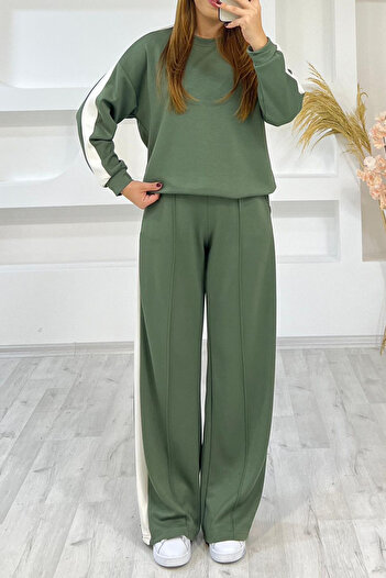 fiolin Σετ φόρμας Modal Fabric Side Stripe