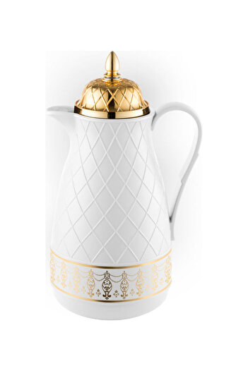 Plumero Flask with Golden Lid