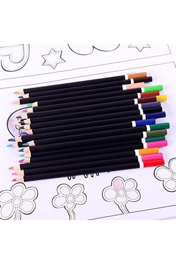 Taimi 174-Piece Marker Art Set with Wooden Carry Case and Handle, Convenient Drawing Kit