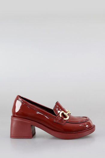 Mamito Ayakkabı Rc 2104 Buckle Detailed Heeled Loafer
