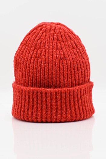 Külah Men's Red Wool Beret