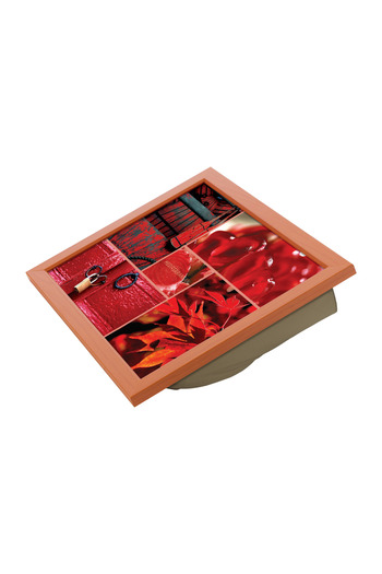 Funny Design Keyif Tepsili Diz Minderi - Fuschia