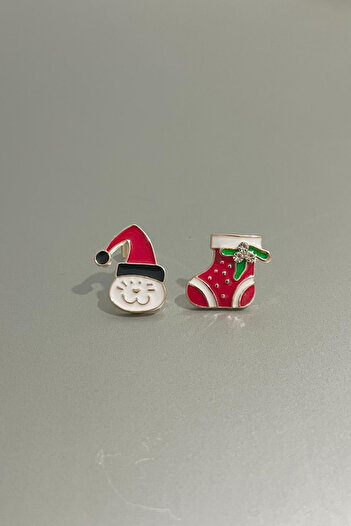 Jaida Moda Women Christmas Cat and Cute Socks Figure Christmas Earring
