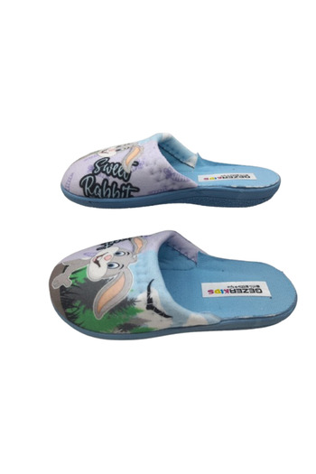 GEZER Blue Ultra Light Children's Slippers - Rabbit Pattern, Gzrtr91741