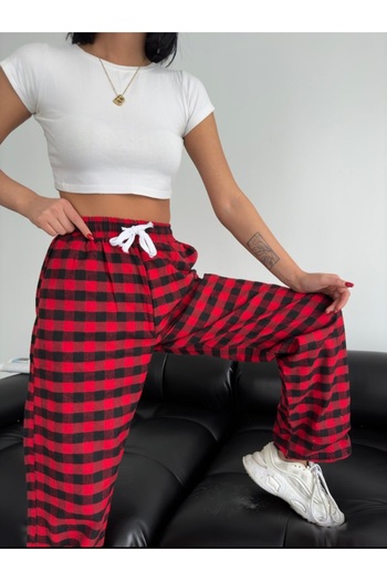 DENİKK Yudoowear, Red Plaid Unisex Yilbasina Private Sub-Group