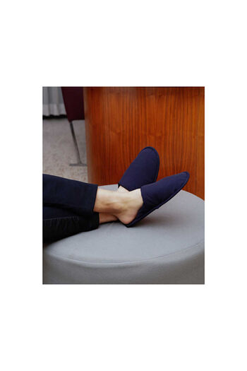 Peluche CANPAR-ELT Сині чоловічі домашні капці - Navy Blue Parachute Canak Slipper