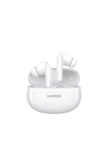 Ugreen HiTune T6 Hybrid True Wireless Earbuds with ANC - White