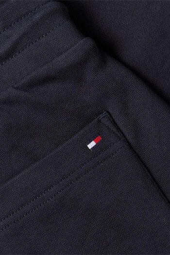 Tommy Hilfiger Erkek Logolu Beli Paçası Lastikli Rahat İp Bağlamalı Mavi Eşofman Altı MW0MW08388-DW5