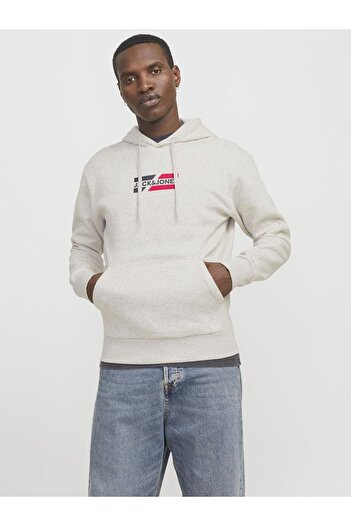 Jack & Jones Pulover - Alb - Regular fit