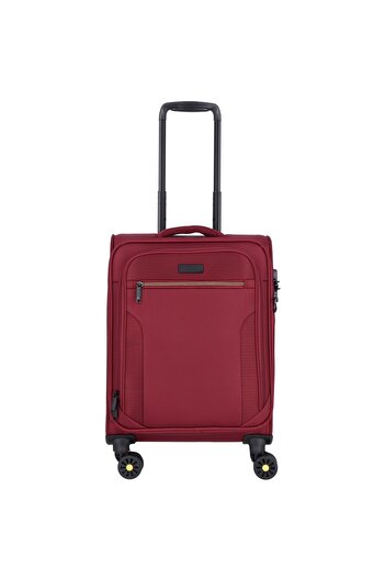 D&N Travel Line 9704 4 Rollen Kabinentrolley S 55 cm mit Dehnfalte