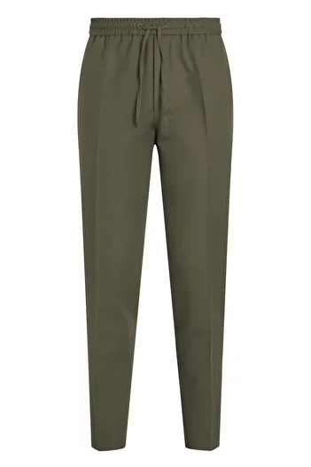 Calvin Klein Men's Lightweight Cotton Fabric Drawstring Jogger Gray Pants K10K 113934 -Pfv