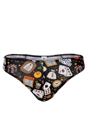 Doreanse Men's Modal Multicolor Printed Thong String 1248