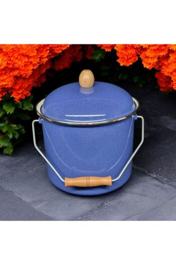 AKBELLİ GROUP Enameled Yogurt Pot Enameled Bakraç 20cm 5lt