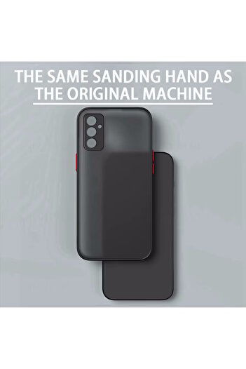 m.tk moveteck Samsung Galaxy A16 Case Matte Anti-Fingerprint Camera Protection Hard Silicone Cover with Colorful Keys