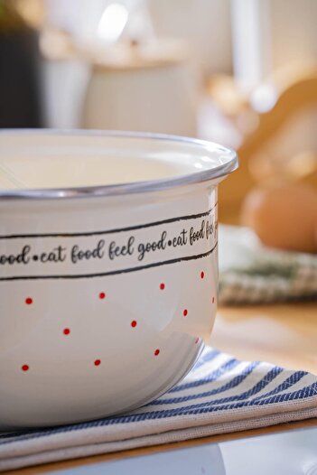 ACAR Feel Good Emaye Karıştırma Kabı - 18 cm