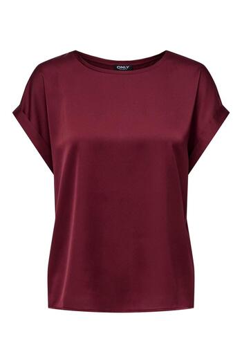 ONLY Onllieke Satin Mix Top - Wvn Noos S/S