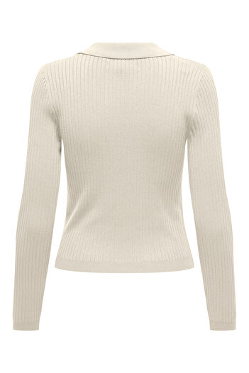ONLY Onlkaya Ls Polo V-Neck Pullover Ex Knt