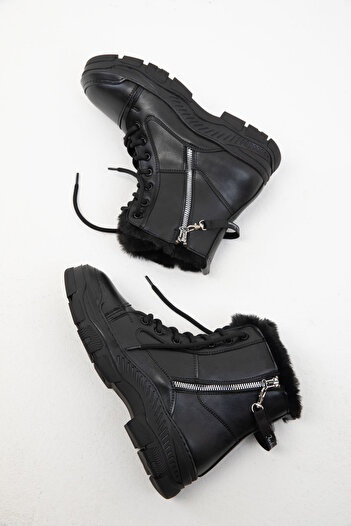SOHO Women's Black Boots - 20007 Model Bootie