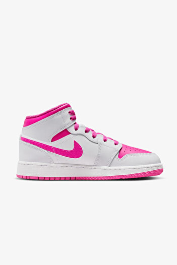 Nike Air Jordan 1 Mid Gs Pembe Basketbol Ayakkabısı