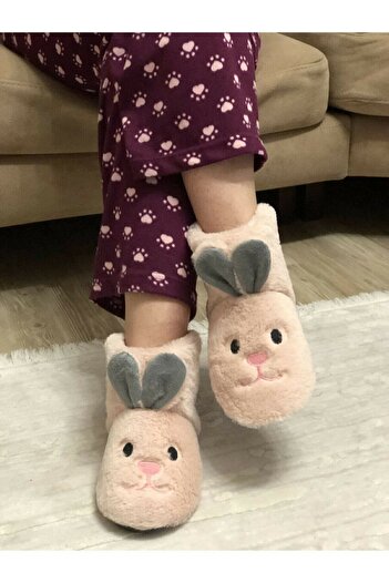 HiraLife Καθημερινές Γυναικείες Rabbit Home Boots Panduf House Slippers