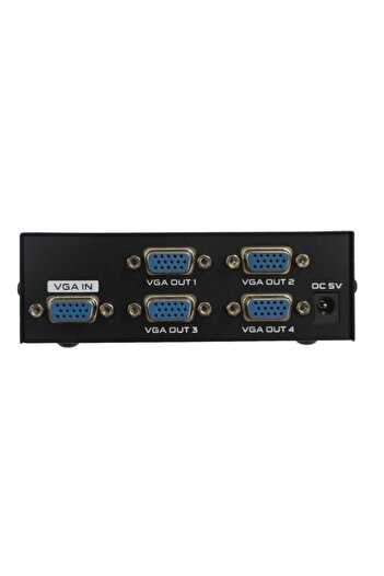 Alfais 4873 4 Port Vga Splitter Switch Çoklayıcı Çoğaltıcı Çoklu Ekran