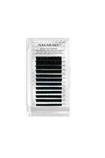 NAGARAKU Ipek Kirpik Auto-fan Çek Bırak Kolay Volüm 0,07d-13mm