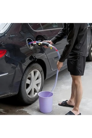 Mucizelerevi Manuel Yakıt Transfer Pompası Yağ Petrol Dizel Su Sıvı Su 2 Metre