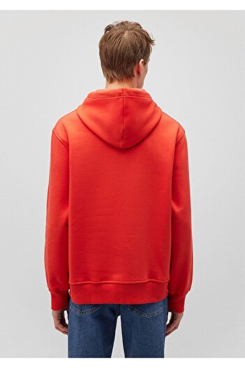Mavi Erkek Kapüşonlu Sweatshirt