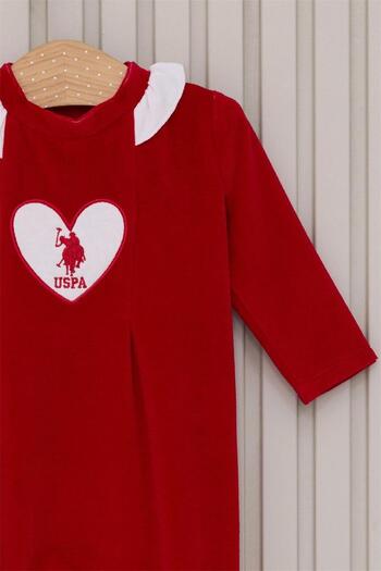 Skygo U.S. Polo Booties Jumpsuit Usb2177 Red