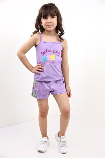Toontoy Baby Girl Printed Shorts Set