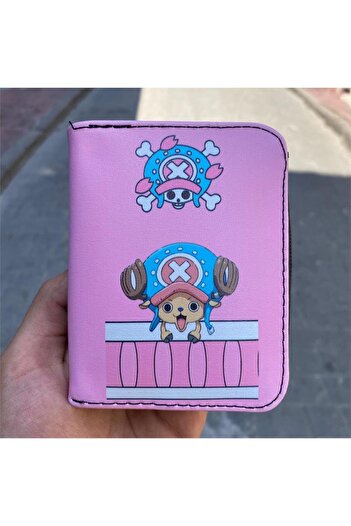 Köstebek Pink Anime One Piece : Tony Chopper Short Wallet