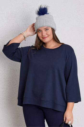 Büyük Moda Basic Modal Sweatshirt