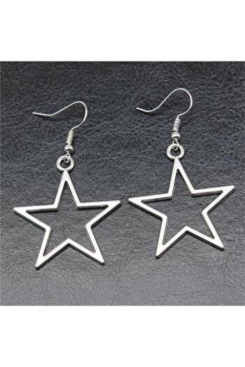 Köstebek Basic Star Framed Earrings