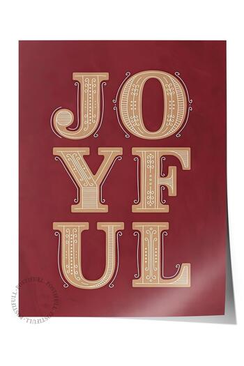Postifull Frameless New Year Poster, New Year Decoration, Comfort Series, Joyful Poster, No:108645