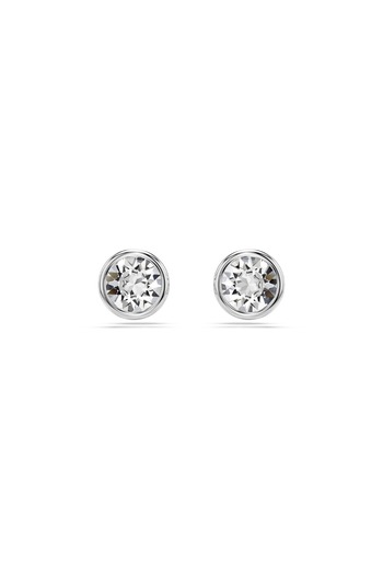 Swarovski Bernsteinfarbene silberfarbene Ohrstecker 5696073