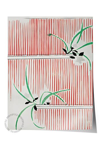 Postifull Frameless Poster, Comfort Series, Bijutsu Sekai - Morning Glory Poster, NO:108721