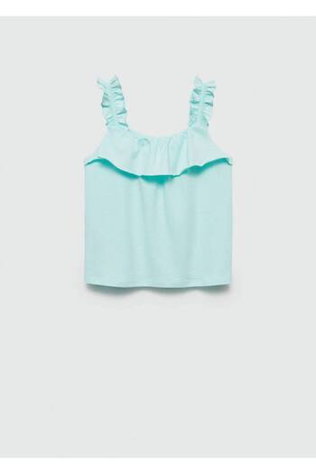 MANGO Kids Green T-Shirt for Kids