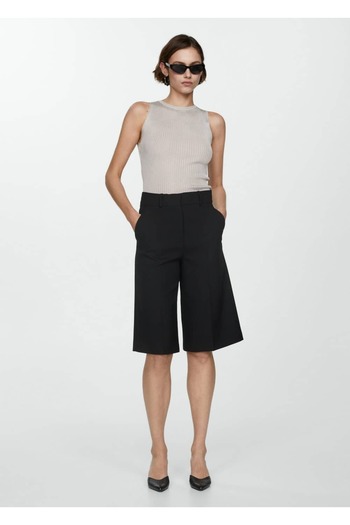 MANGO Woman Tricotine Blouse with Metallic Thread