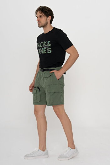 Jack & Jones Erkek Rahat Kesim Kargo Şort - Bill