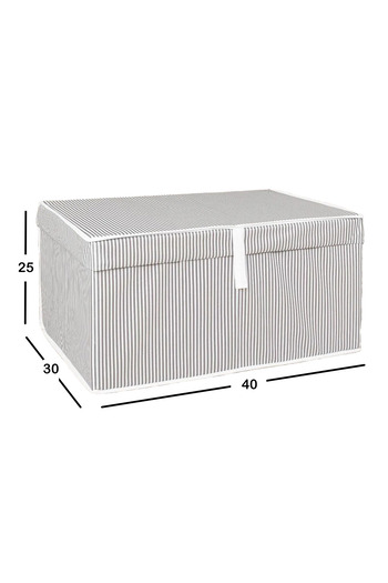 ADARYA HOME 1 Piece Box with Lid Storage 40X30X25 Mini Size