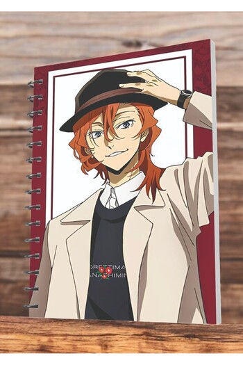nihonwosekai Bungou Stray Dogs A5 Notebook Anime Spiral 50 de coli