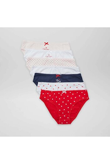 KIABI Pack of 7 briefs RED