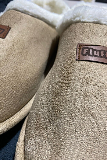 fluffy Erkek İçi Peluş Ev Ayakkabısı