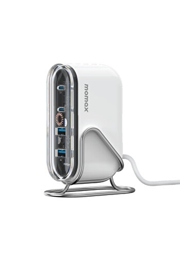 Momax 1-Charge Flow GaN Tech Desktop Charger 4 Ports 80W - White